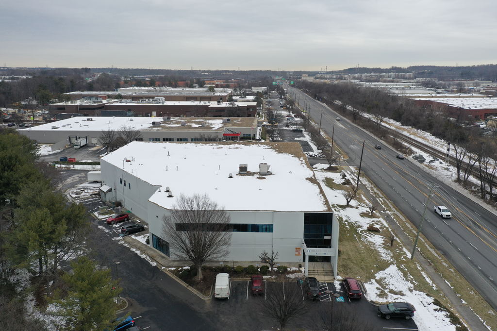 Commercial Real estate capture - roof level Commercial Real estate capture - roof level